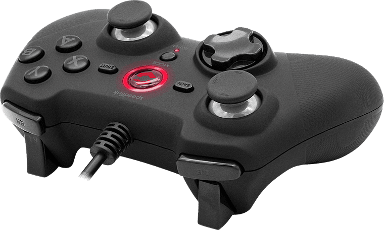 GAMEPAD SPEEDLINK RAIT PC/PS3/Switch BLACK "SL-650010-BK" — miniatură