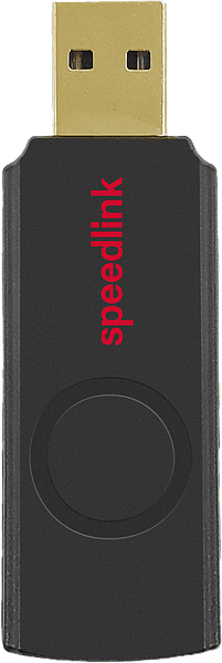 GAMEPAD SPEEDLINK RAIT WIRELESS PC/PS3 BLACK "SL-650110-BK" — miniatură