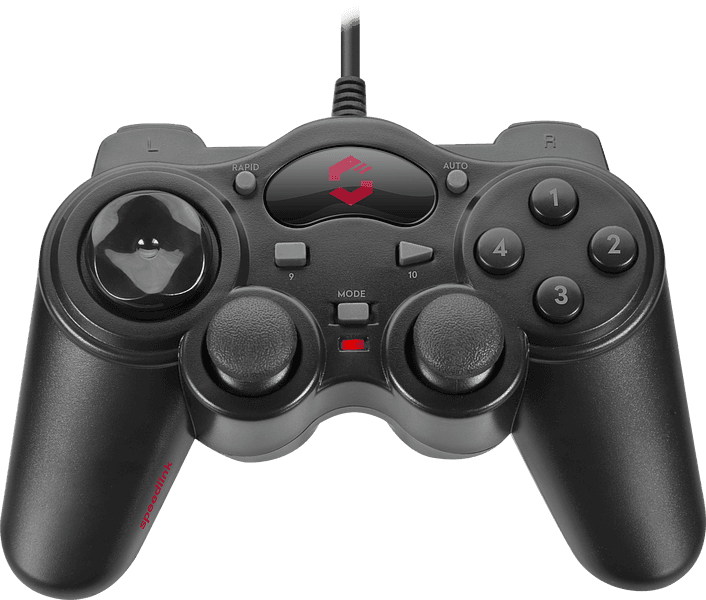 GAMEPAD SPEEDLINK THUNDERSTRIKE PC BLACK "SL-6515-BK" — miniatură