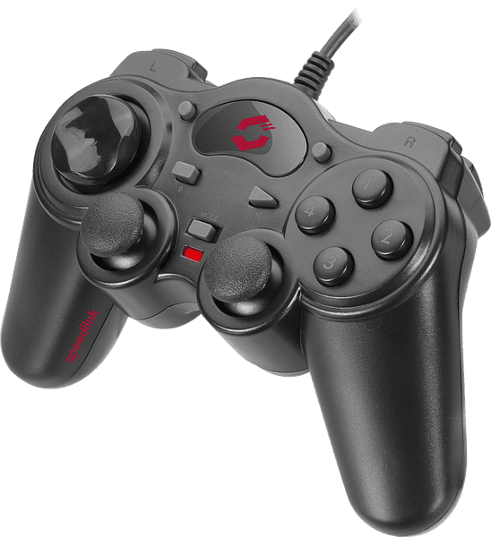 GAMEPAD SPEEDLINK THUNDERSTRIKE PC BLACK "SL-6515-BK" — miniatură