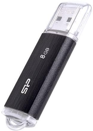 USB Flash Drive SP, Ultima U02, 2.0, 8GB, Negru "SP008GBUF2U02V1K"