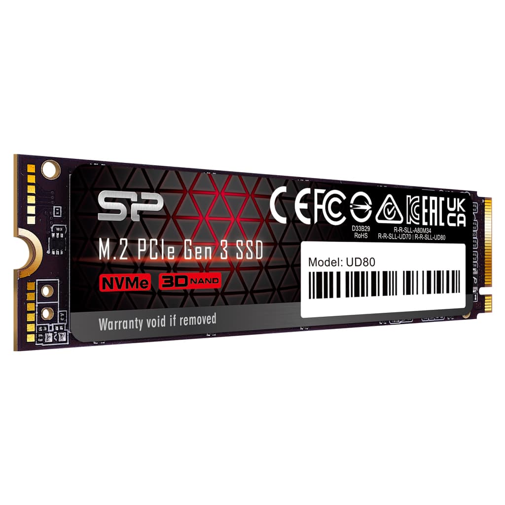 SSD SP UD80 1TB PCIe Gen 3x4 M.2 2280 "SP01KGBP34UD8005"