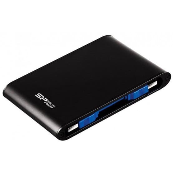 HDD extern portabil Silicon Power Armor A80 2TB Anti-shock/water proof USB 3.1 Gen1 negru "SP020TBPHDA80S3K"