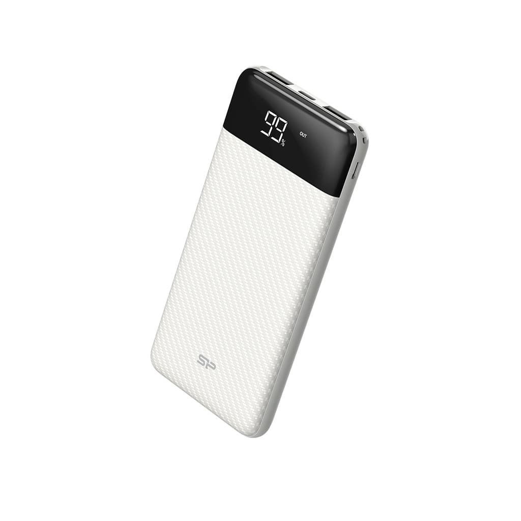 10000mAh Power Bank GP28 Silicon Power, GlobalWhite "SP10KMAPBKGP280W" — miniatură