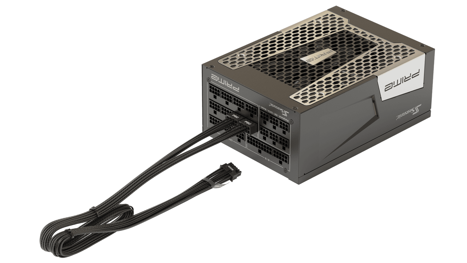 Seasonic SS2X8P-12VHPWR-600 / black "SS2X8P-12VHPWR-600 / black" — miniatură