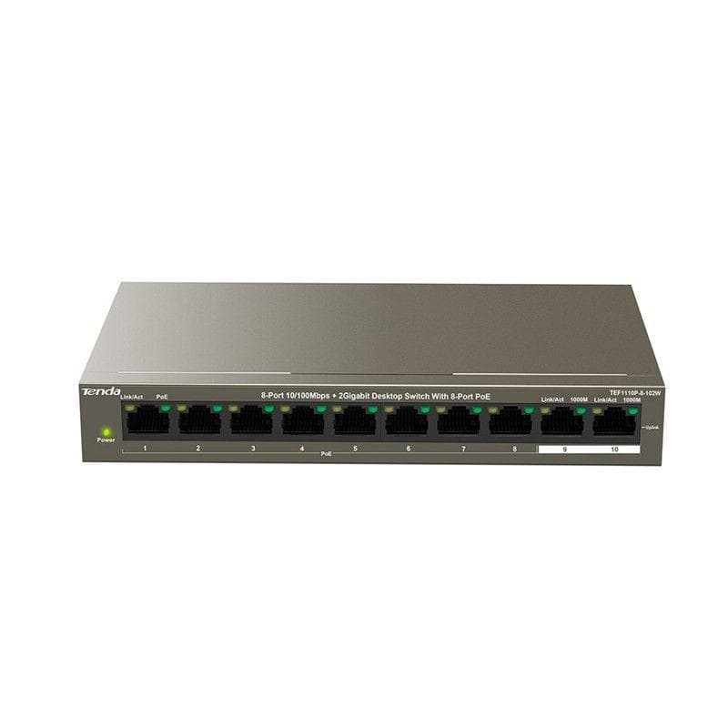 TENDA 9-PORT PoE SWITCH TEG1109P-8-102W "TEG1109P-8-102W"