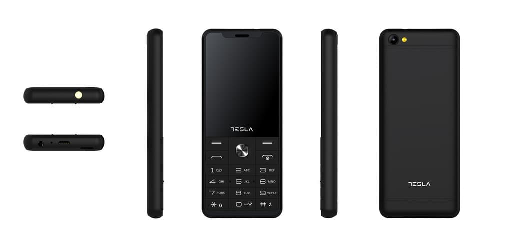 Tesla Feature Phone 3.1 Black2.4" screen, 1200 mAh Li-Ion "TF3.1_B" — miniatură