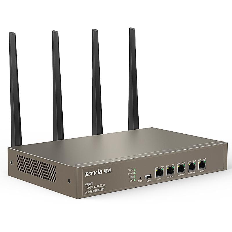 TENDA AC1350 GB WIRELESS LOADB ROUTER "W20E"