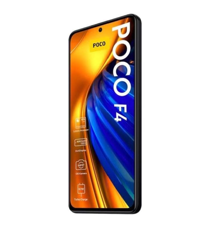 Xiaomi Poco F4 5G 6/128GB DS Black "XM-POCOF46/128GBBK" — miniatură