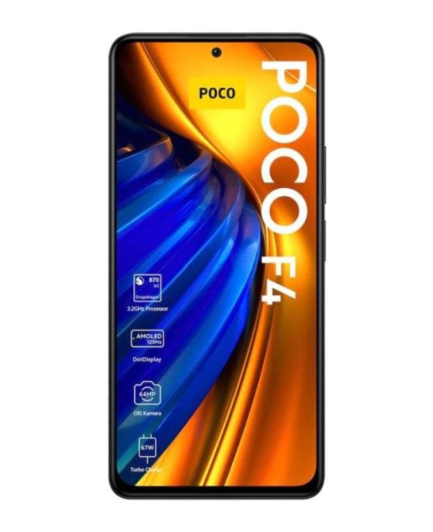 Xiaomi Poco F4 5G 6/128GB DS Black "XM-POCOF46/128GBBK" — miniatură