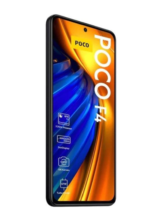 Xiaomi Poco F4 5G 6/128GB DS Black "XM-POCOF46/128GBBK" — miniatură