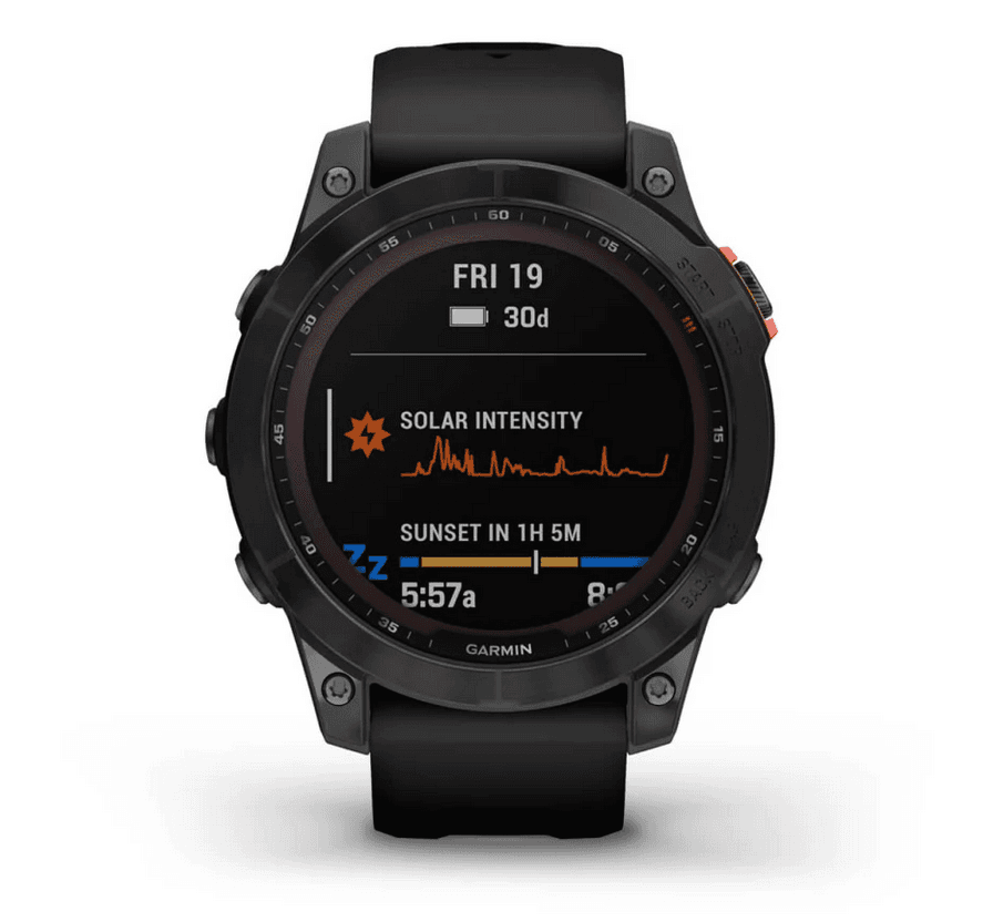 fenix 7 Solar, Slate Gray w/Black Band "010-02540-11" — miniatură