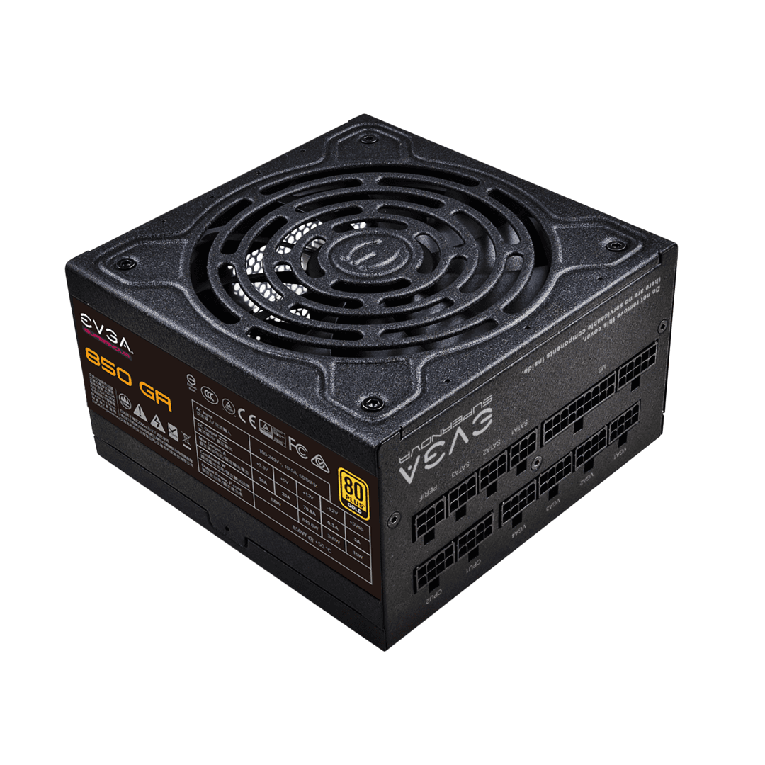 PSU EVGA SUPERNOVA 850W 80+GOLD "220-GA-0850-X7" — miniatură