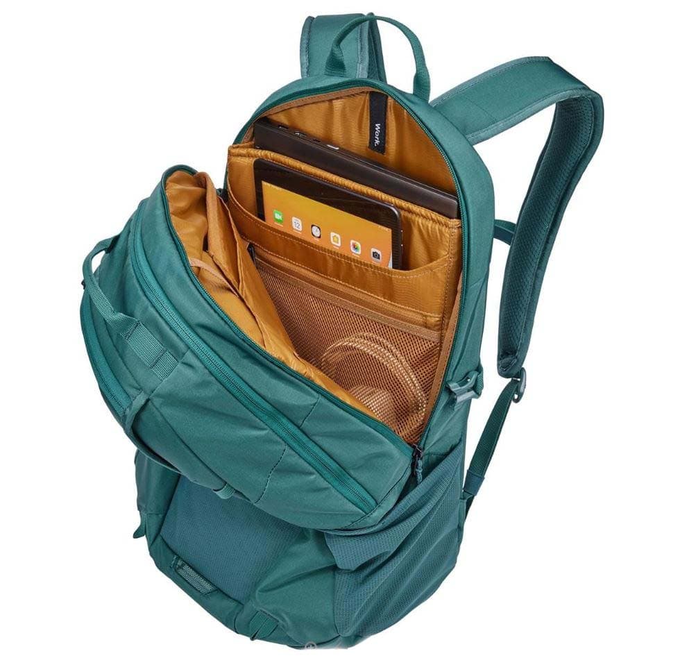 RUCSAC THULE Enroute, 21 l, pt. notebook de max. 15.6 inch, 1 compartiment, buzunar lateral x 2, waterproof, nylon, verde, "TEBP4116MALLARDGREEN" / 3204839 — miniatură