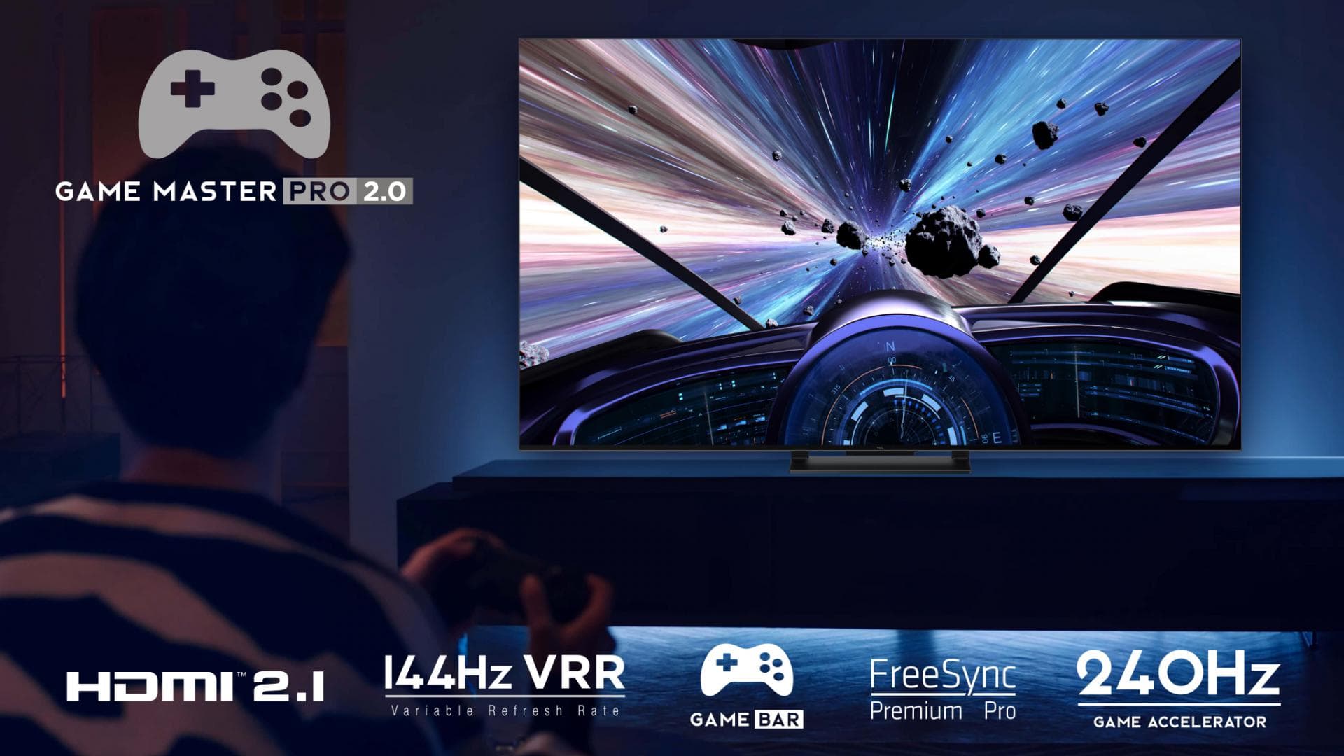 Smart TV TCL 65C745(2022) 65"-164CM Ql "65C745" — miniatură