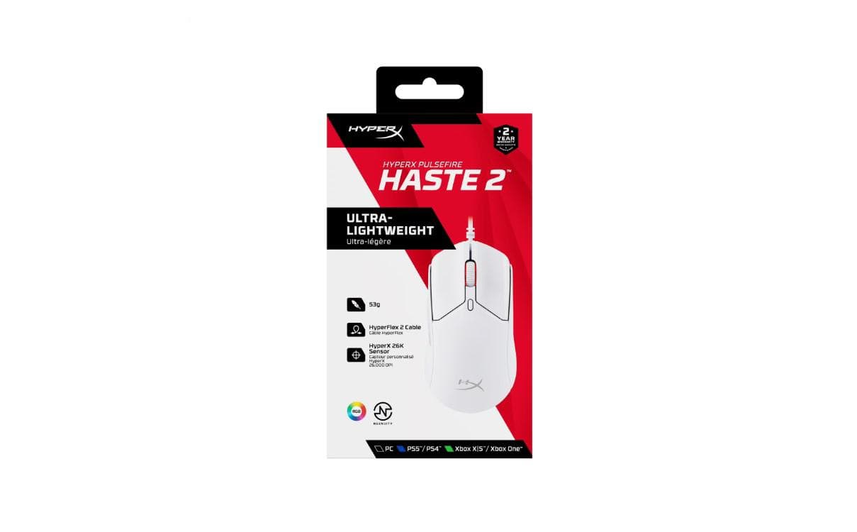 HP MOUSE HYPERX PULSEFIRE HASTE 2 "6N0A8AA" — miniatură
