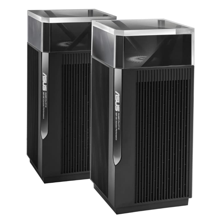 ASUS ZenWiFi Pro ET12 2 pack Wireless-AXE11000 Tri Band 2.5Gigabit Router 802.11 a/b/g/n/ac/ax/wifi6E "90IG05Z0-MO3A20"