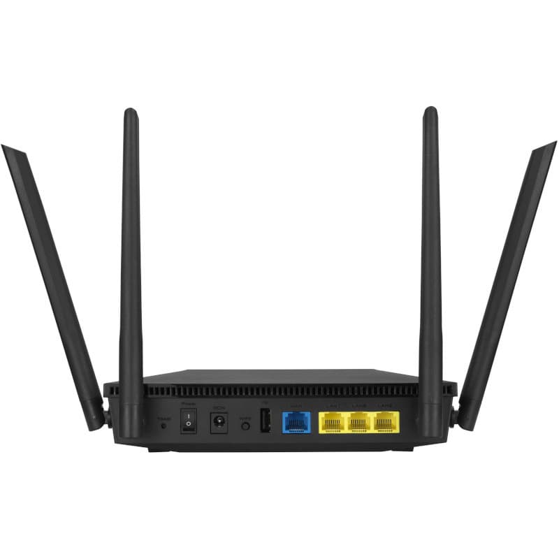 ASUS RT-AX1800U Dual Band WiFi 6 802.11ax Router "90IG06P0-MO3530" — miniatură