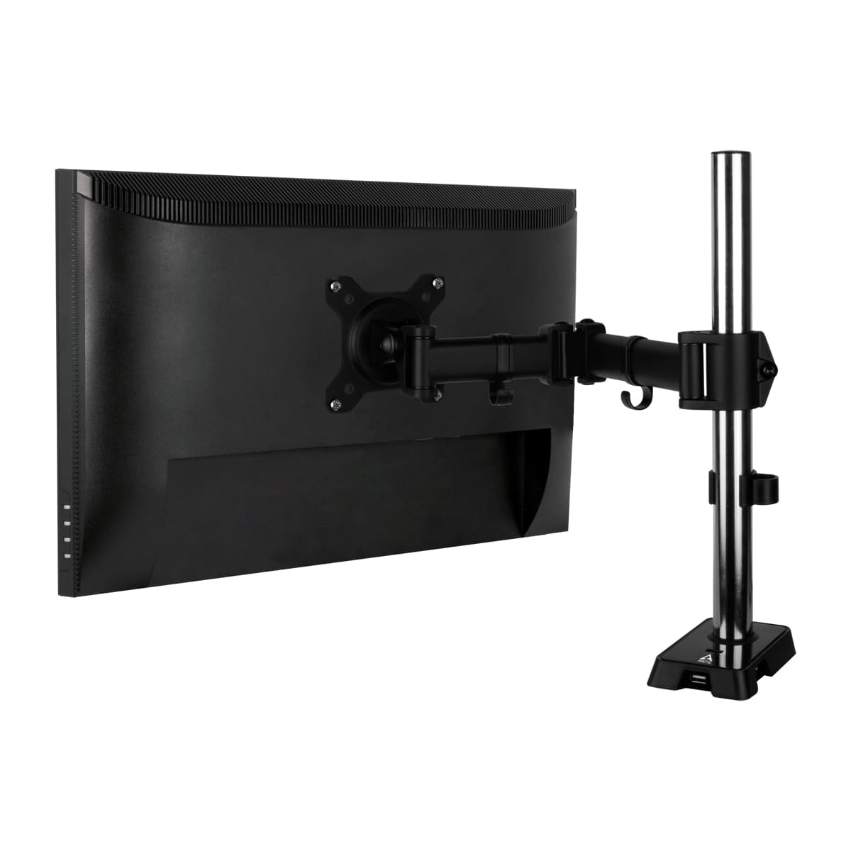 Suport monitor Arctic Z1 - Monitor Arm with 4-Port USB Hub in black color "AEMNT00052A" — miniatură