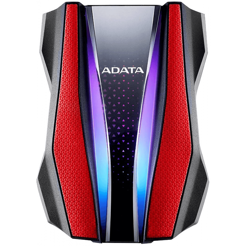HDD Extern ADATA Durable HD770G 1TB, RGB, 2.5"USB 3.2 Gen 1, Rosu "AHD770G-1TU32G1-CRD"
