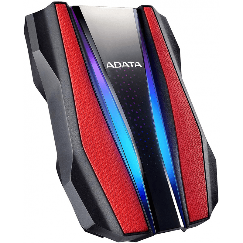 HDD Extern ADATA Durable HD770G 1TB, RGB, 2.5"USB 3.2 Gen 1, Rosu "AHD770G-1TU32G1-CRD" — miniatură