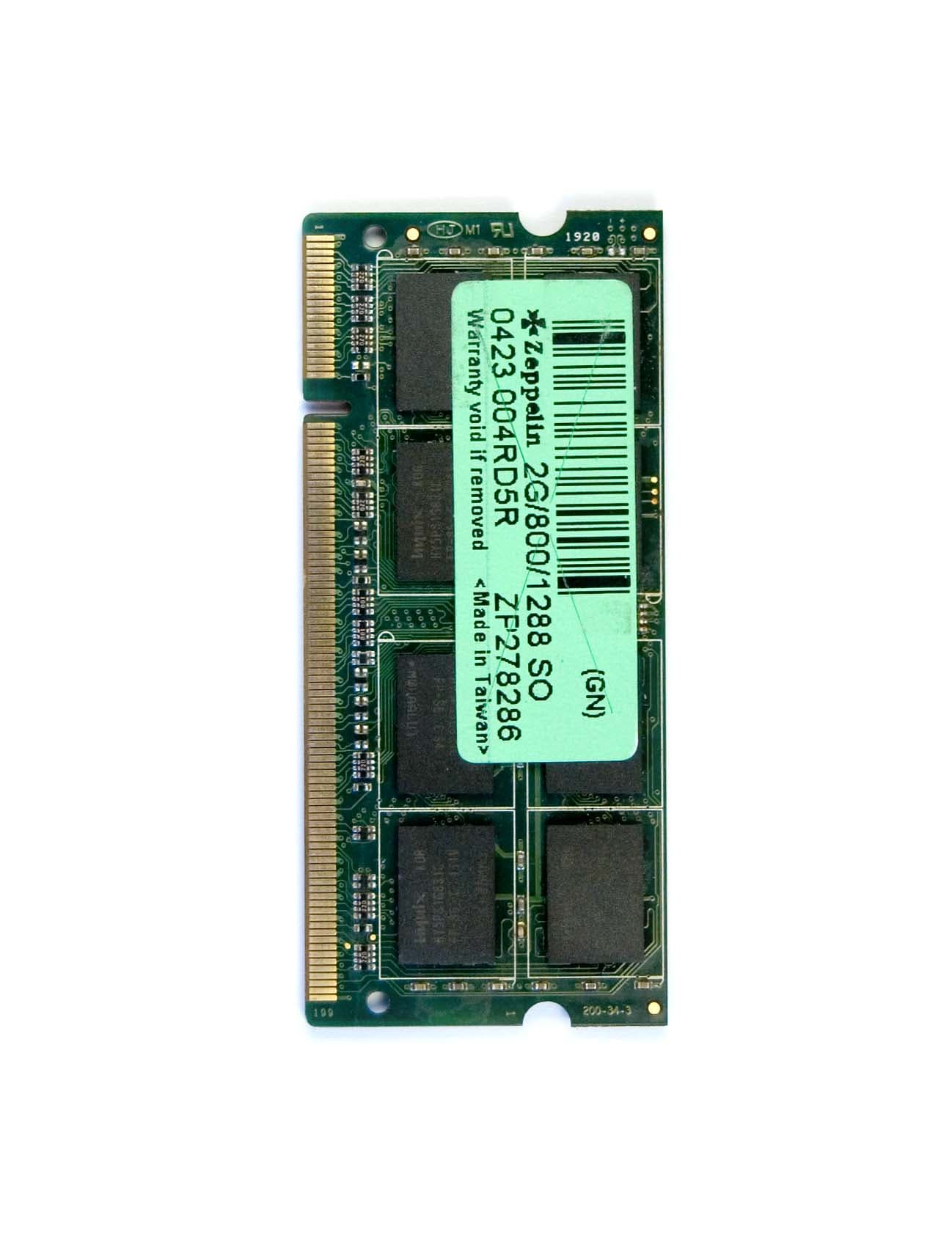 SODIMM Zeppelin, DDR2 2GB, 800 MHz, "ZE-SD2-2G800"