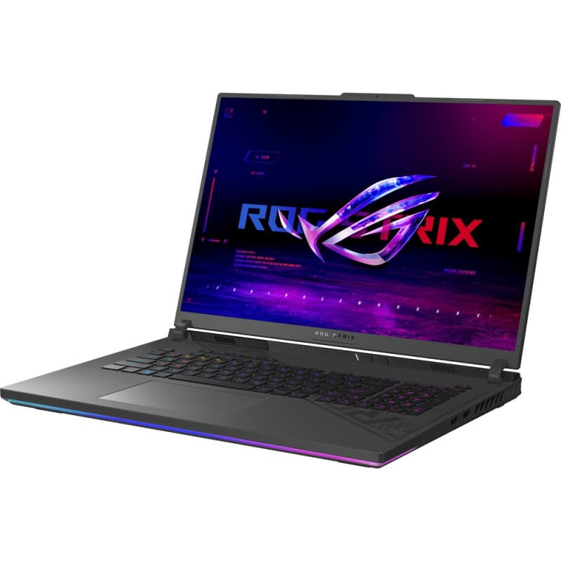 NB Asus 18 inch QHD+ Intel Core i7 13650HX 2.6 GHz Mem 16 GB SSD 1 TB RTX 4070 Video 8GB Wireless BT Tastatura RGB | LAN 720p HD cam 3.0 kg WIN 11 Home Black "G814JI-N6083W" ( — miniatură