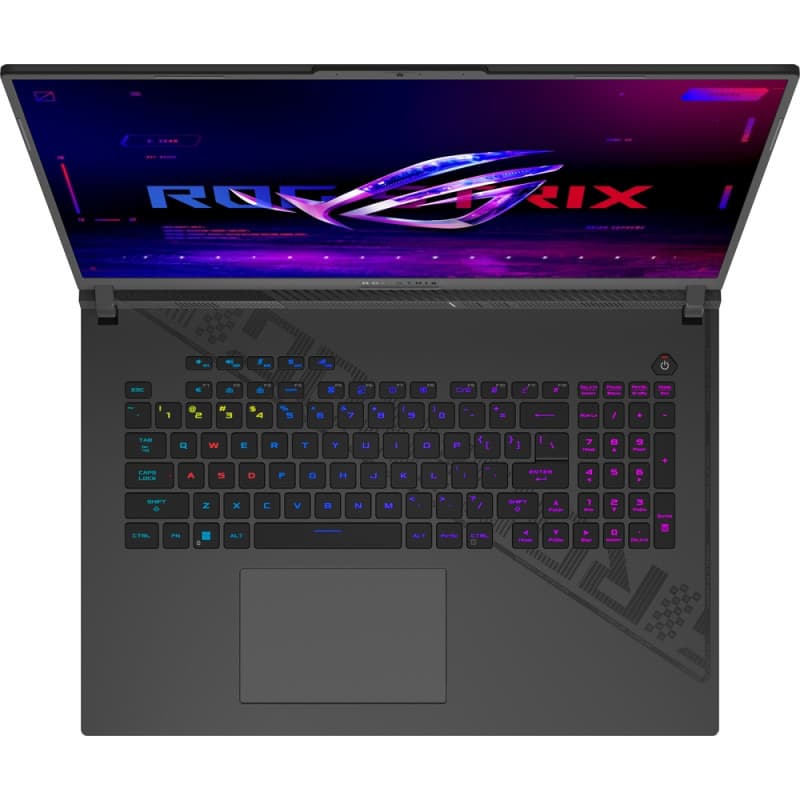 NB Asus|18 inch|QHD+ 2560 x 1600, WQXGA|Intel Core i7|13650HX|2.6 GHz|16 GB|SSD 1 TB|RTX 4060- 8 GB|Wireless|BT| RGB | 1xHDMI|LAN|3.0 kg|WIN 11 Home|Eclipse Gray "G814JV-N6035W" ( — miniatură