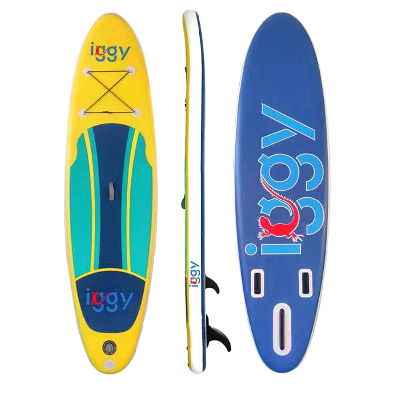PADDLE BOARD iggy,stand up,gonflabila,305x81x15cm,single layer,suprafata anti-alunecare,acc:1 rucsac,1 aripioara mare,2 aripioare mici,1 kit reparatii,1 cordon siguranta,1 vasla,1 pompa "IGPB-305-01" — miniatură