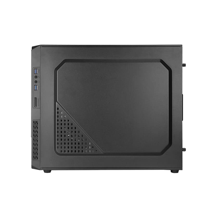 CARCASE Chieftec, "Uni" middle tower Black, 2xUSB3.2 Gen1, "UC-03B-OP" — miniatură