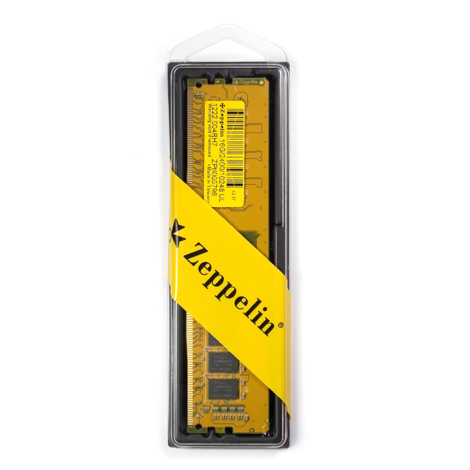 Memorie DDR Zeppelin DDR4 16GB frecventa 2400 MHz, 1 modul, latenta CL16, "ZE-DDR4-16G2400-R"