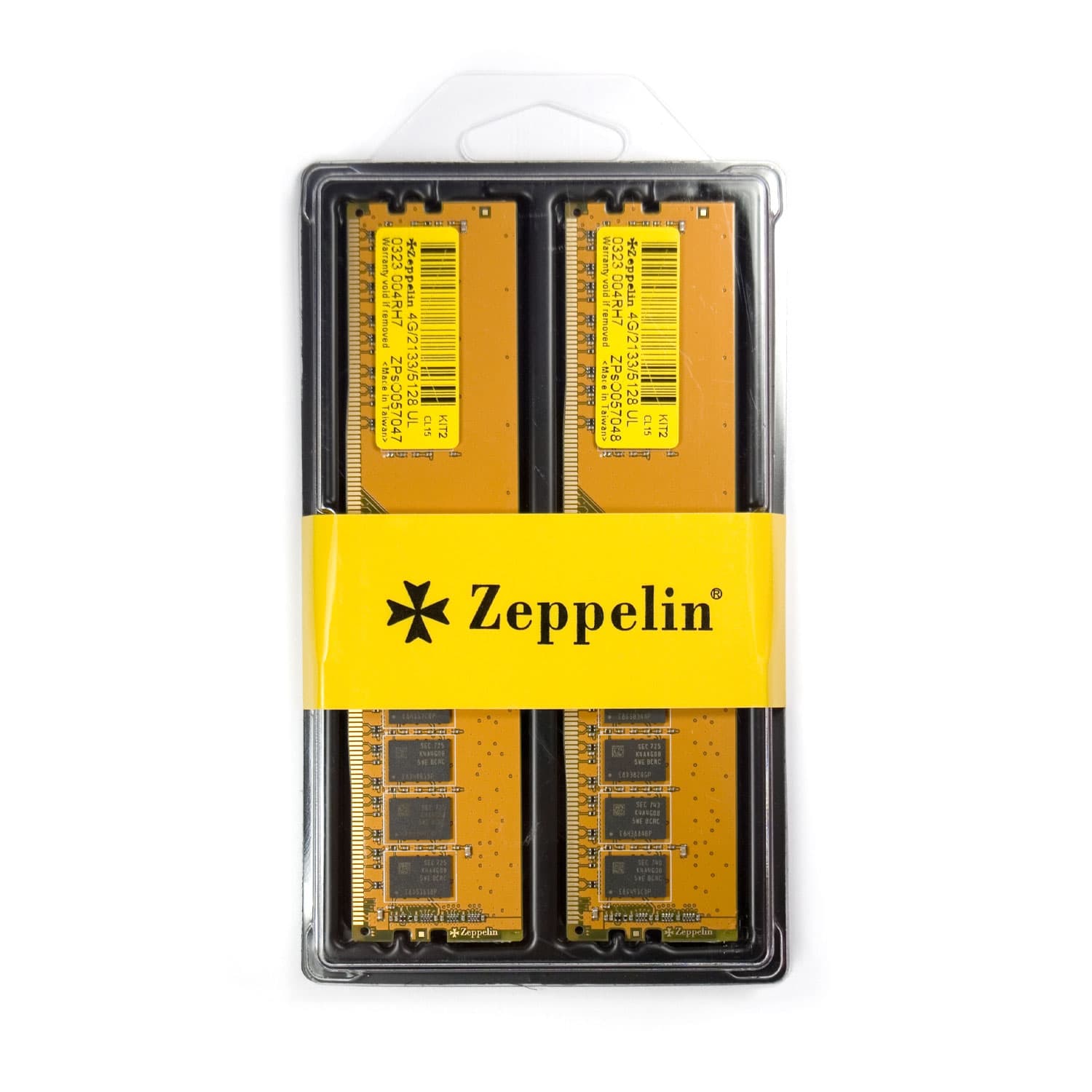 MEMORIE DDR Zeppelin DDR4 8GB frecventa 2133 Mhz, (kit 2x 4GB) dual channel kit retail "ZE-DDR4-8G2133-KIT"