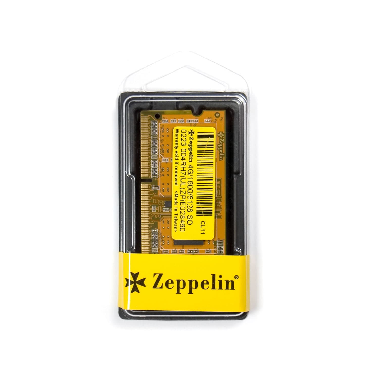 MEMORIE SODIMM Zeppelin DDR3 4GB frecventa 1600 MHz, retail "ZE-SD3-4G1600"