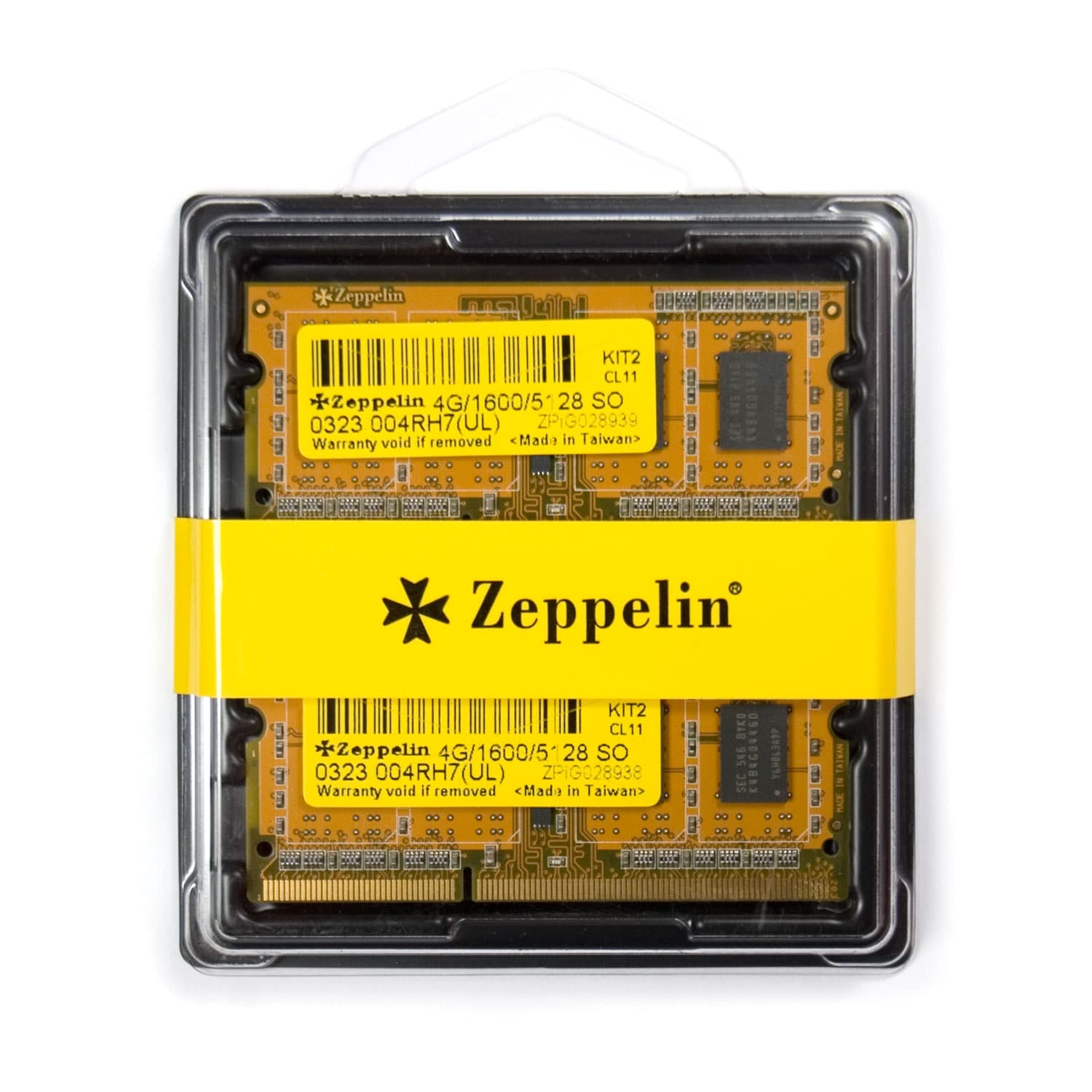 SODIMM  Zeppelin, DDR3/1600  8GB (kit 2 x 4GB) retail "ZE-SD3-8G1600-KIT"