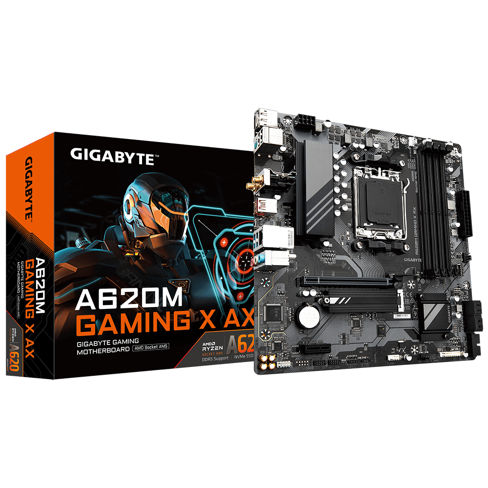 MB GIGABYTE A620M GAMING X AX AM5 DDR5 "A620M GAMING X AX"