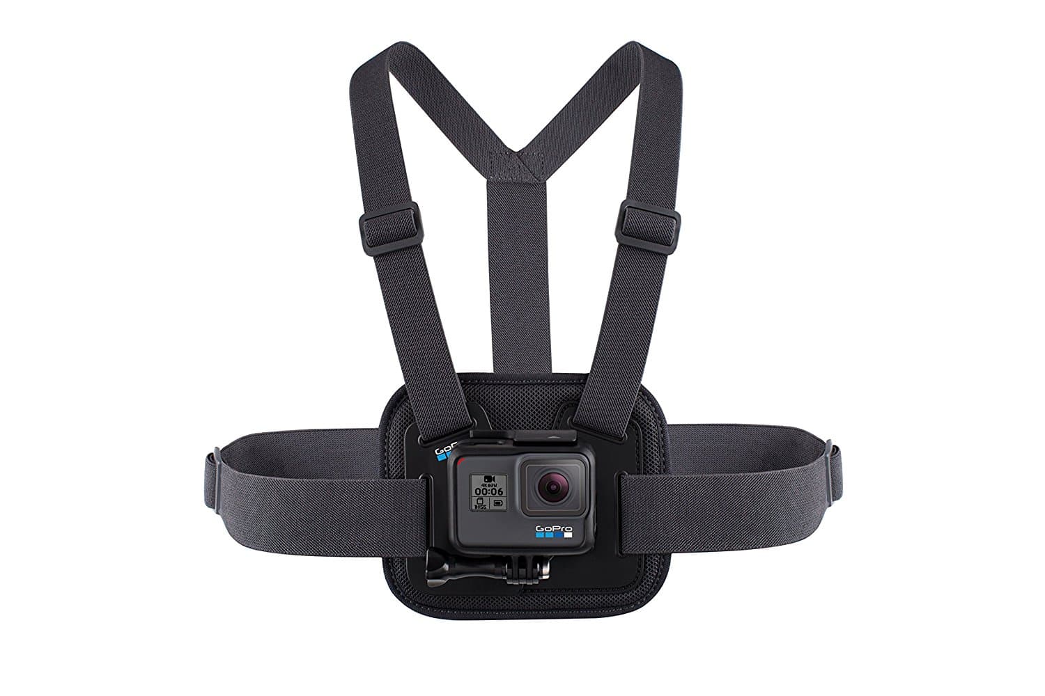 Montura GoPro Chesty, fixare pieptDimensiuni: 23x139x120mm, Greutate: 140g "AGCHM-001" — miniatură