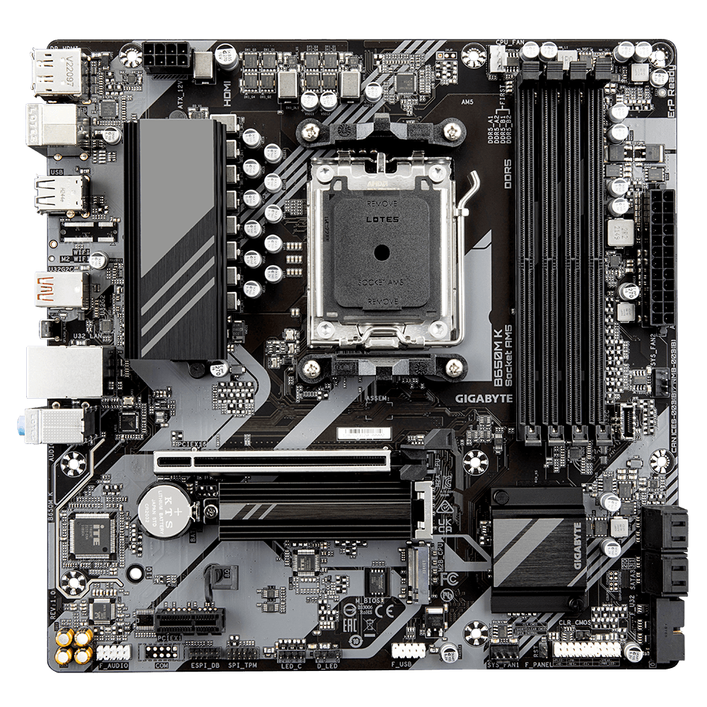 Placa de baza GIGABYTE B650M K "B650M K"