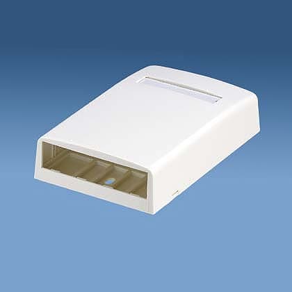 PANDUIT CBX4IW-AY Mini-Com Surface Mount Box 4 Port Off White "CBX4IW-AY"