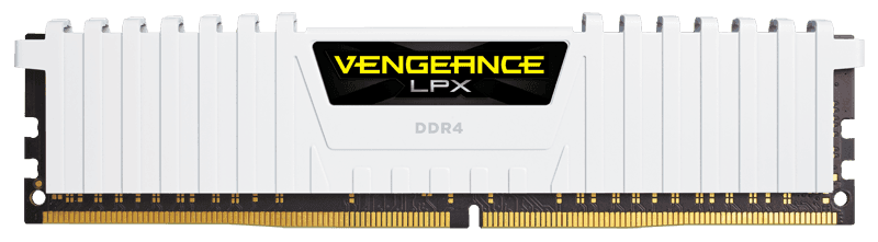 Corsair Vengeance LPX 16GB, DDR4, 2666MHz, CL16, 2x8GB, 1.2V, Alb "CMK16GX4M2A2666C16W" — miniatură