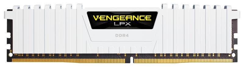Corsair Vengeance LPX 16GB, DDR4, 3200MHz, CL16, 2x8GB, 1.35V, Alb "CMK16GX4M2B3200C16W" — miniatură