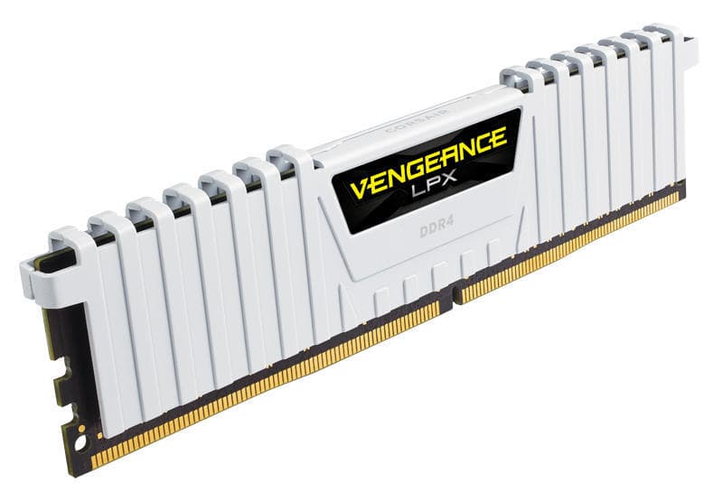 Corsair Vengeance LPX 16GB, DDR4, 3200MHz, CL16, 2x8GB, 1.35V, Alb "CMK16GX4M2B3200C16W" — miniatură