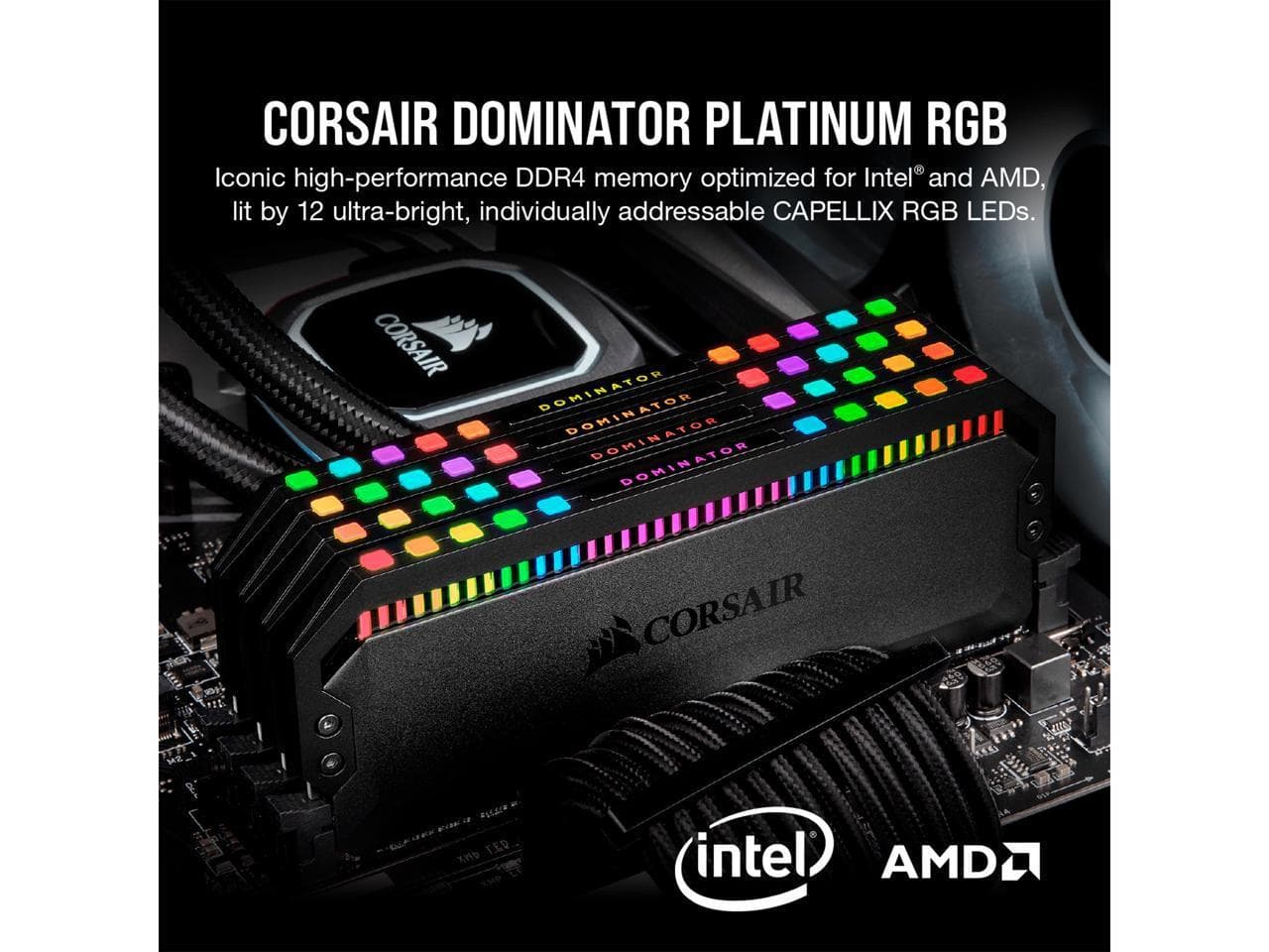 CR DRAM DOMINATOR 32GB(2X16) DDR5 CL30 "CMT32GX5M2B6000C30" — miniatură