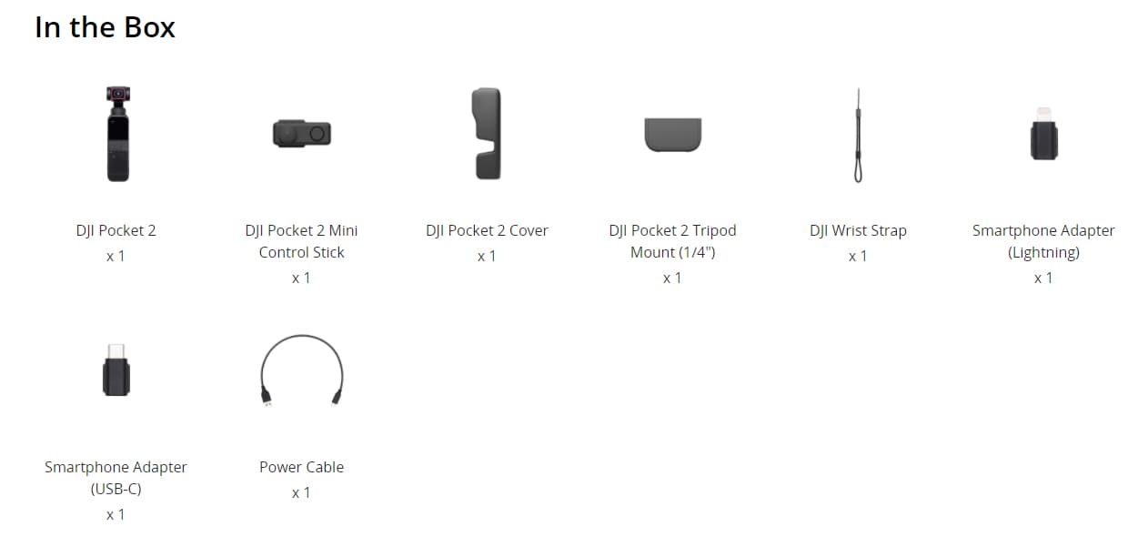 Camera de actiune DJI Osmo Pocket 2, 4K60, 64MP3 axe "CP.OS.00000146.01" — miniatură