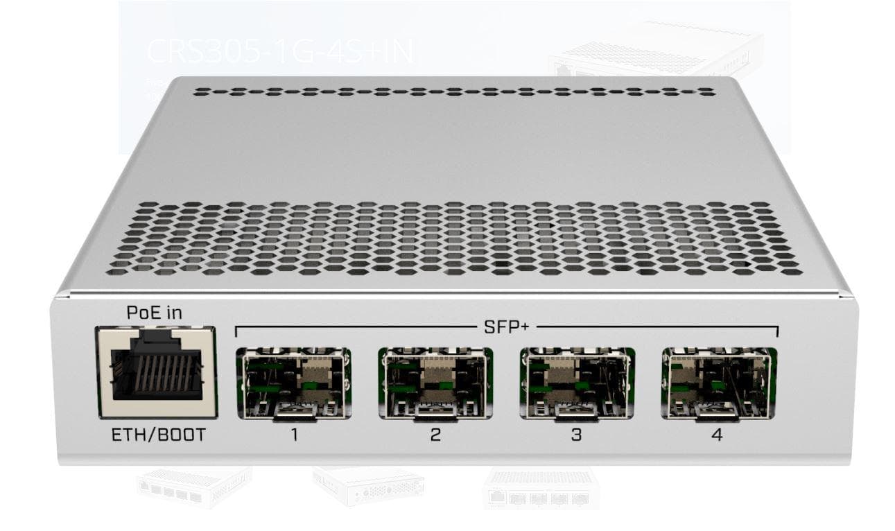 MIKROTIK CRS305-1G-4S+OUT FIBERBOX PLUS "CRS305-1G-4S+OUT" — miniatură