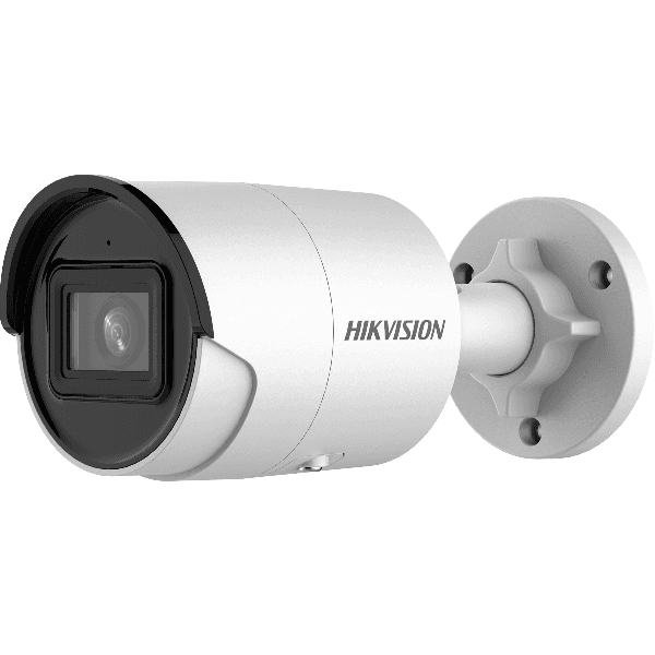 CAMERA IP Hikvision, mini bullet pt. interior | exterior, dist. IR 40 m, tip lentila fixa 4 mm, 8 Mpx, microfon, slot SD card, "DS-2CD2086G2-IU4C"