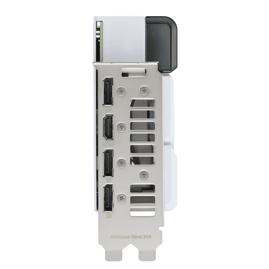 VGA Asus TUF RTX4070 OC 12G GAMING WHITE "DUAL-RTX4070-O12GW" — miniatură