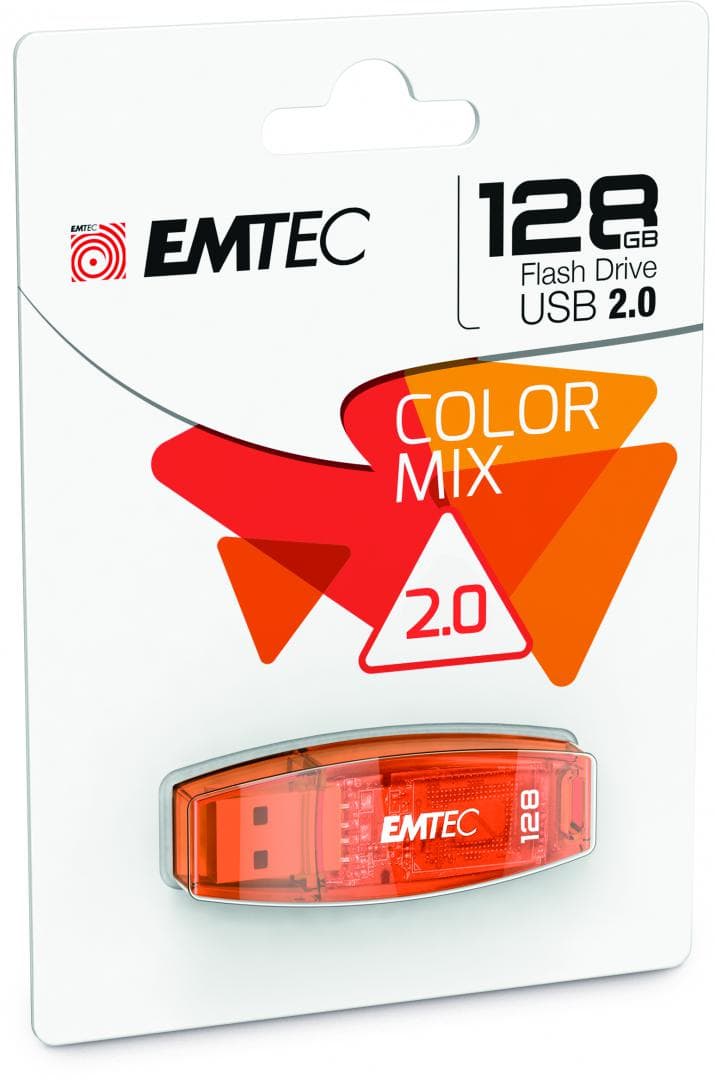 USB FLASH DRIVE 128GB C410 USB 2.0 EMTEC "ECMMD128G2C410"
