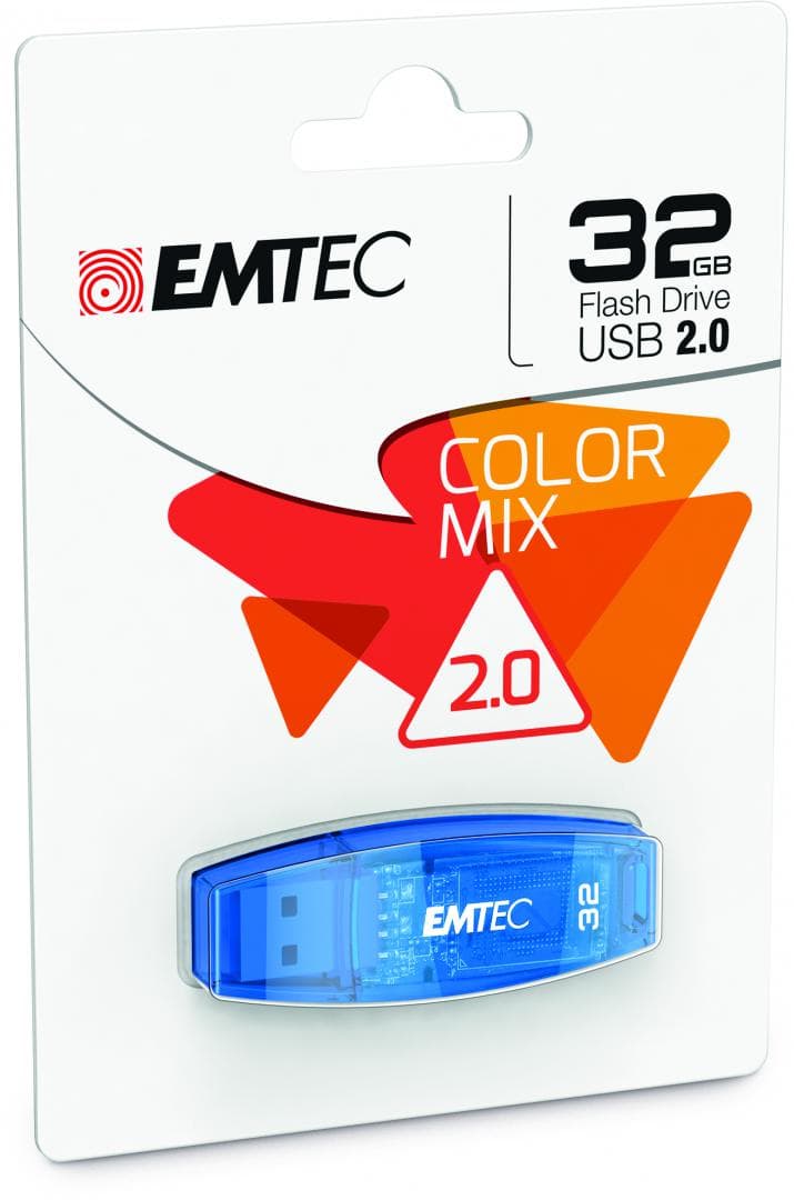 USB FLASH DRIVE 32GB C410 USB 2.0 EMTEC "ECMMD32GC410"