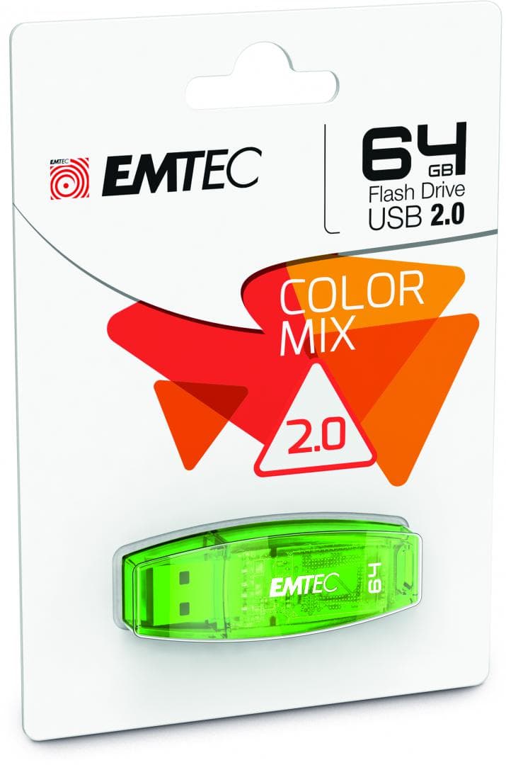 USB FLASH DRIVE 64GB C410 USB 2.0 EMTEC "ECMMD64G2C410"