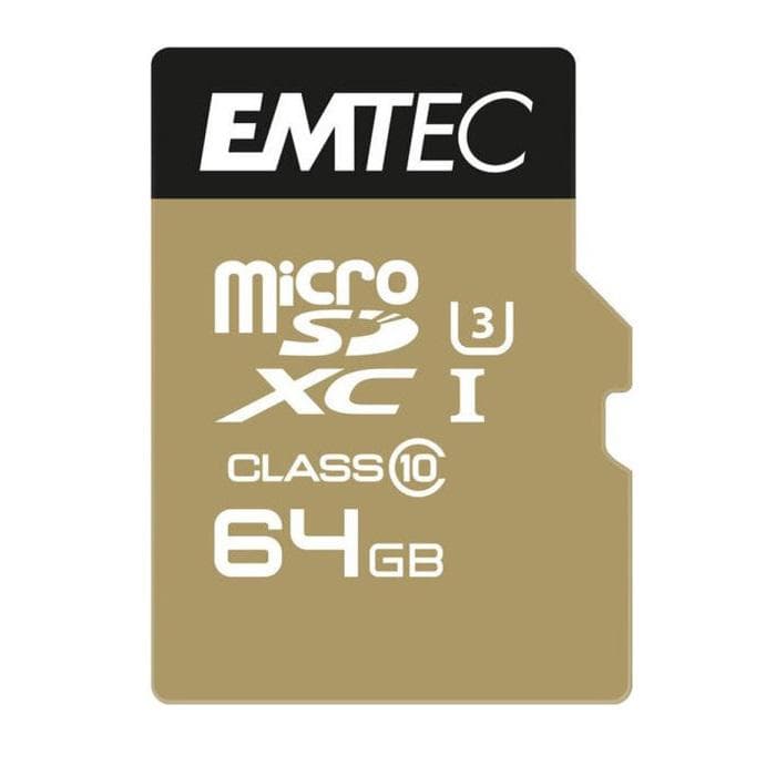 MICRO SD EMTEC MICROSDHC 64GB CL10 "EKMSDM64GXC10QL2"